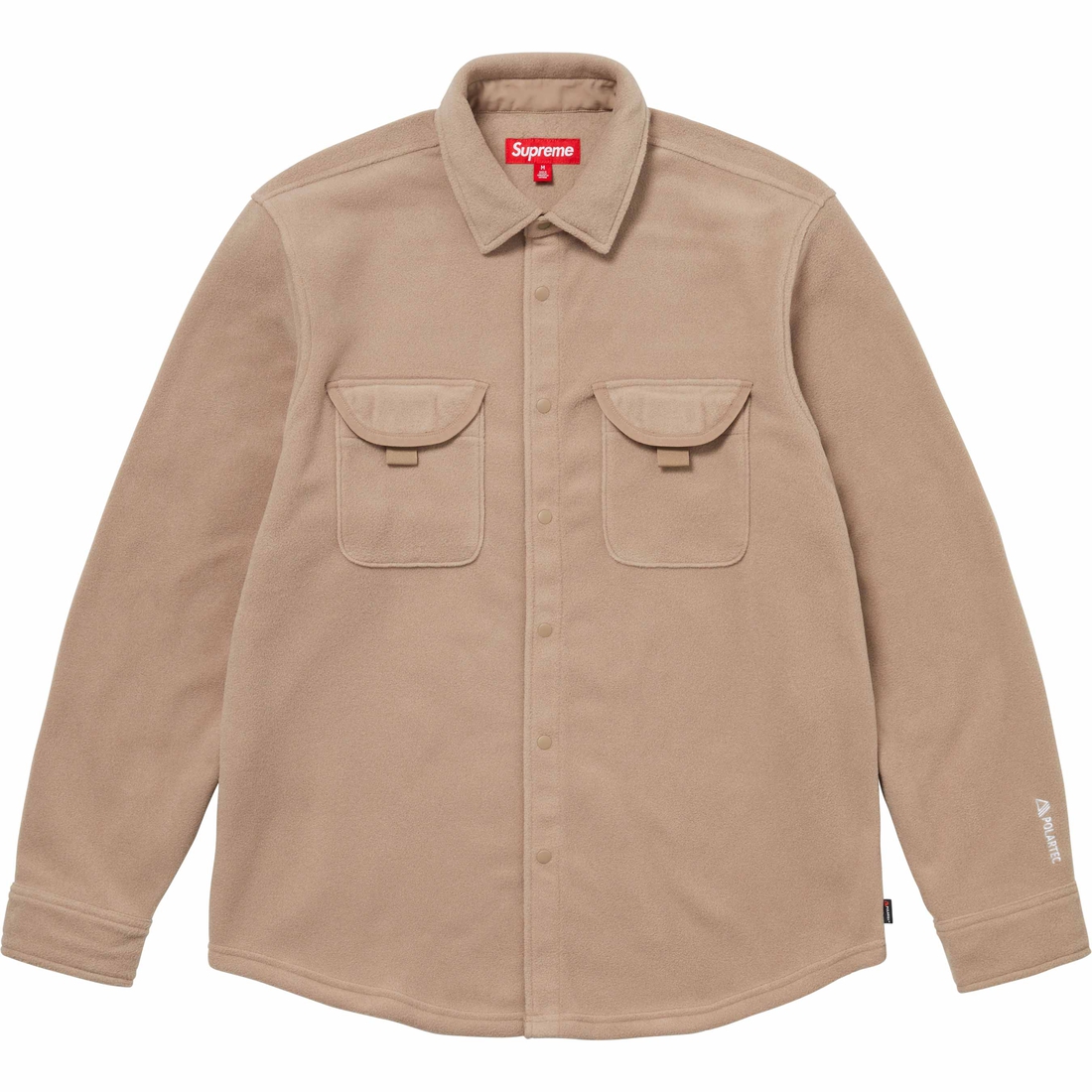 Details on Polartec Shirt Tan from fall winter
                                                    2023 (Price is $138)