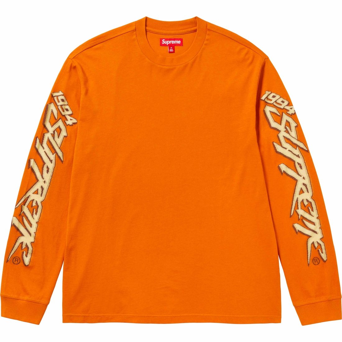 Details on Racing Intarsia L S Top Burnt Orange from fall winter
                                                    2023 (Price is $98)