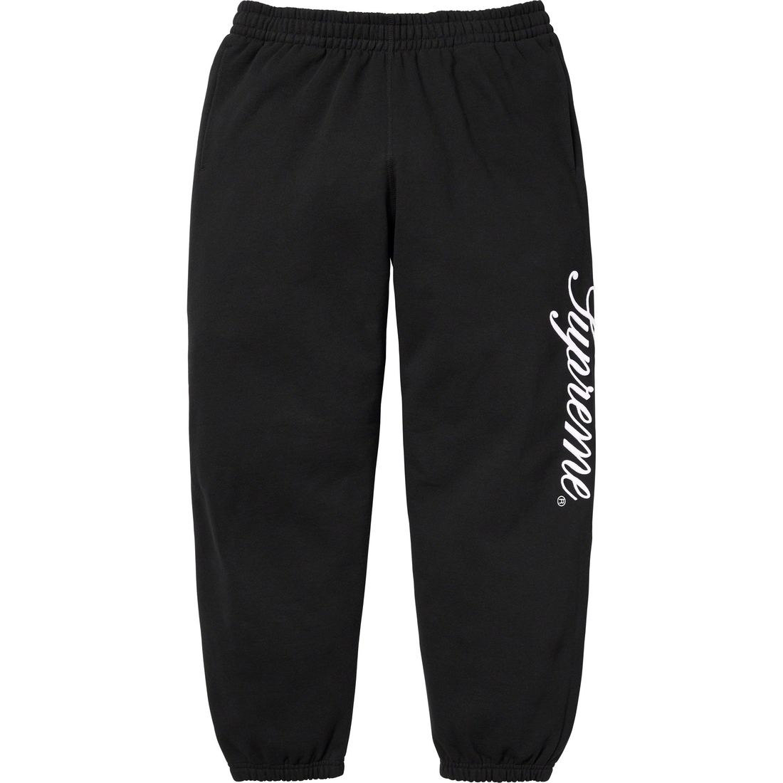 Details on Raised Script Sweatpant Black from fall winter
                                                    2023 (Price is $148)