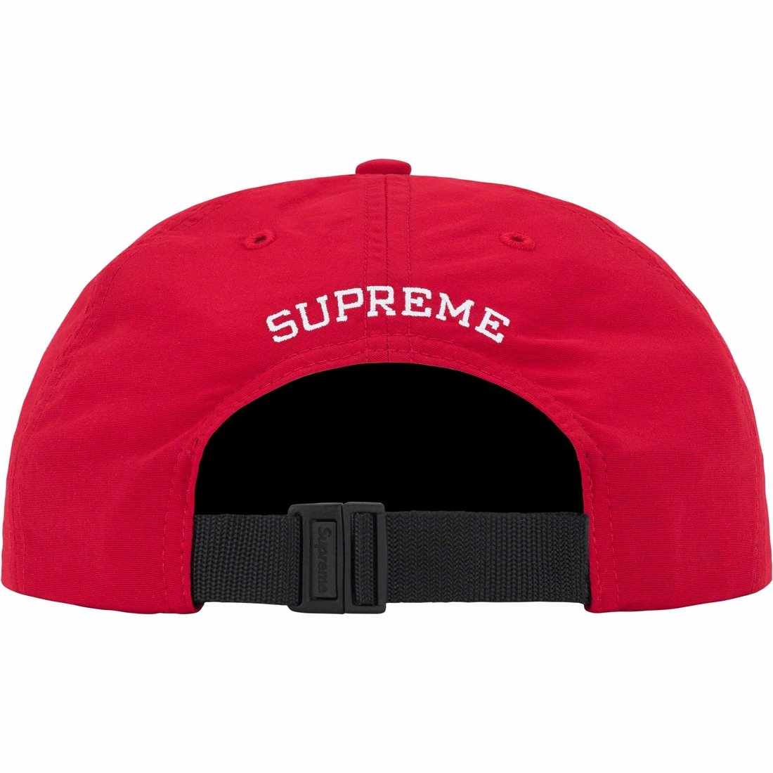 Details on Resistant 6-Panel Red from fall winter
                                                    2023 (Price is $48)