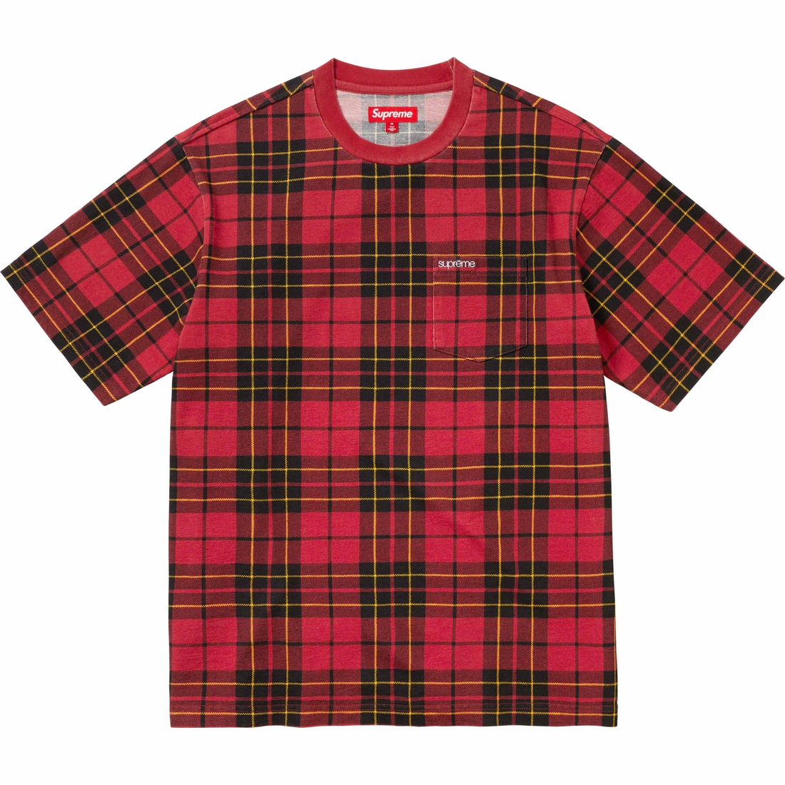 Details on S S Pocket Tee Plaid from fall winter
                                                    2023 (Price is $60)