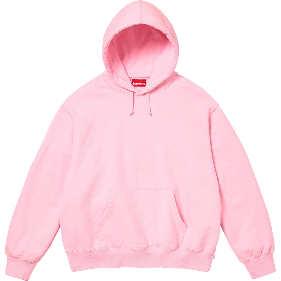 Details on Satin Appliqué Hooded Sweatshirt Light Pink from fall winter
                                                    2023 (Price is $158)