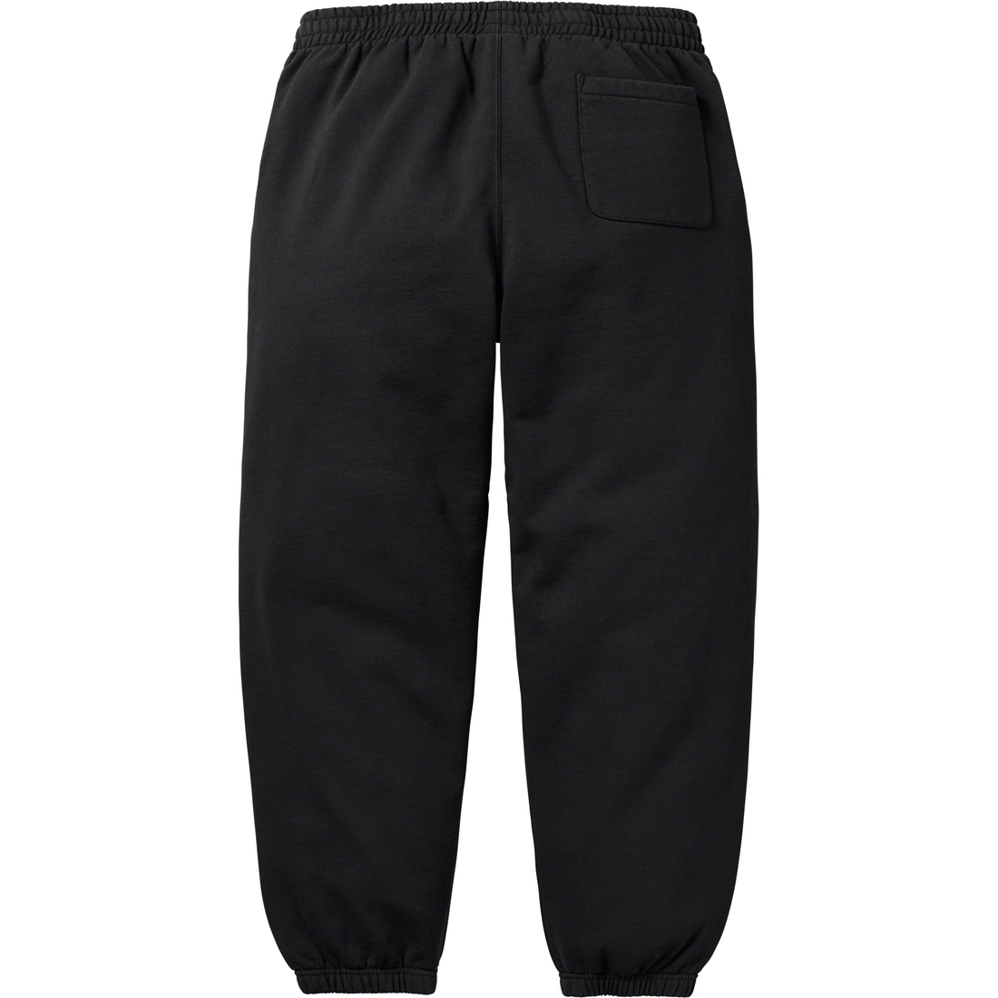 Details on Satin Appliqué Sweatpant Black from fall winter
                                                    2023 (Price is $148)