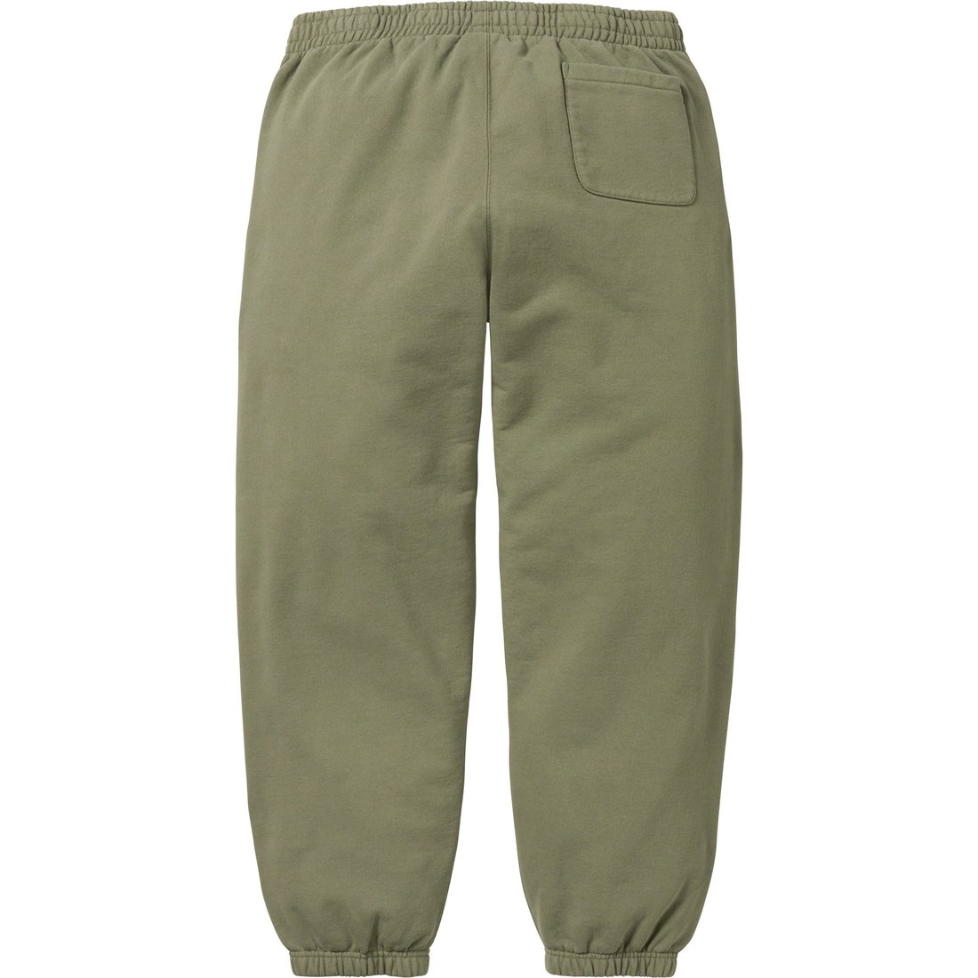 Details on Satin Appliqué Sweatpant Light Olive from fall winter
                                                    2023 (Price is $148)