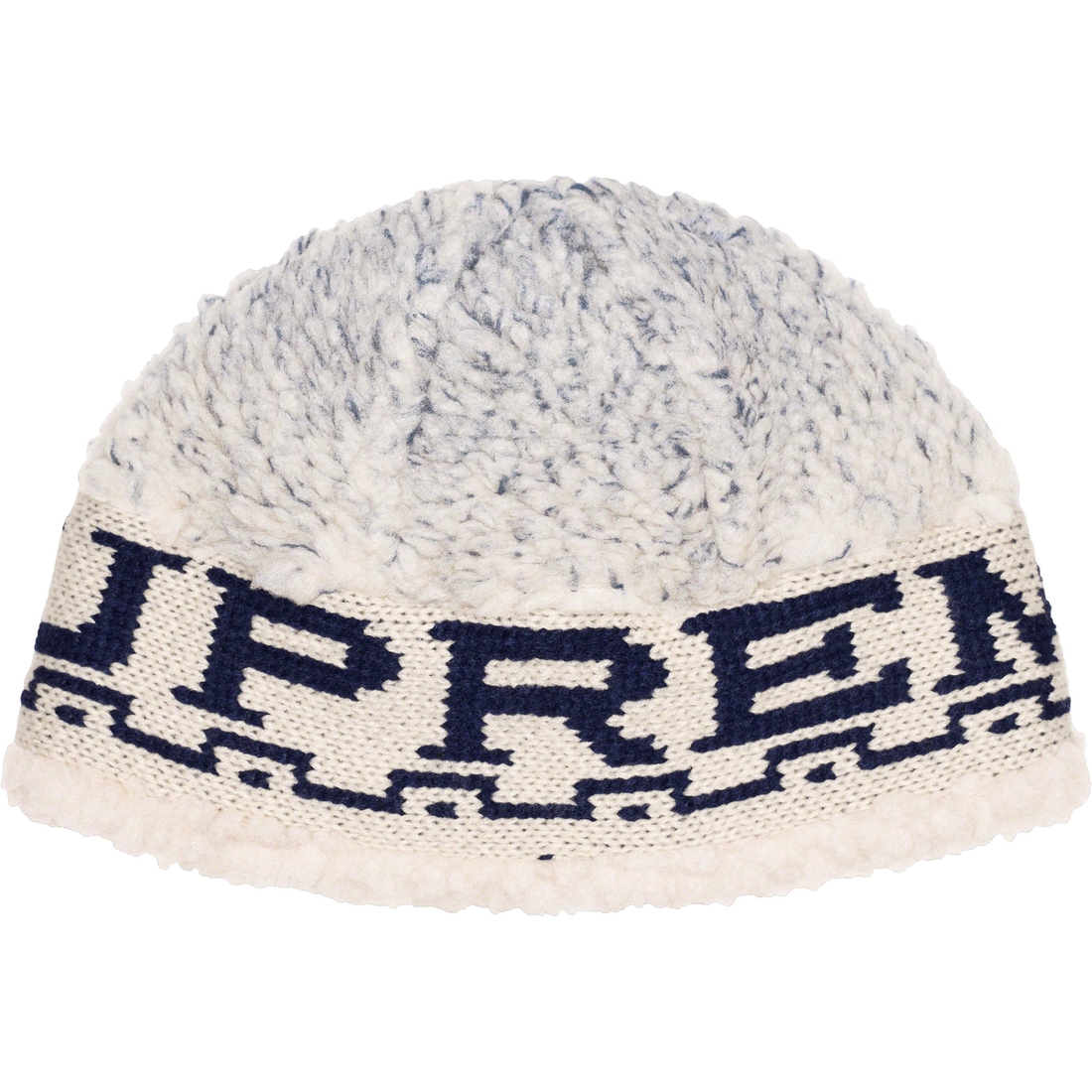 Details on Sherpa Logo Beanie Natural from fall winter
                                                    2023 (Price is $40)