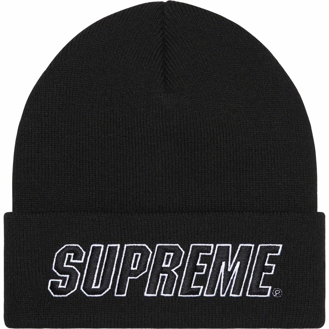 Details on Slant Beanie Black from fall winter
                                                    2023 (Price is $40)