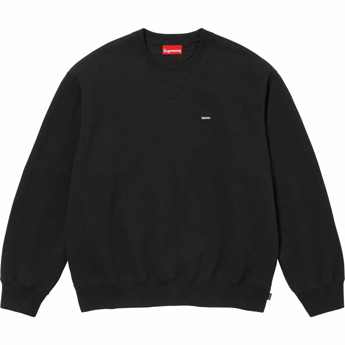 Details on Small Box Crewneck Black from fall winter
                                                    2023 (Price is $138)