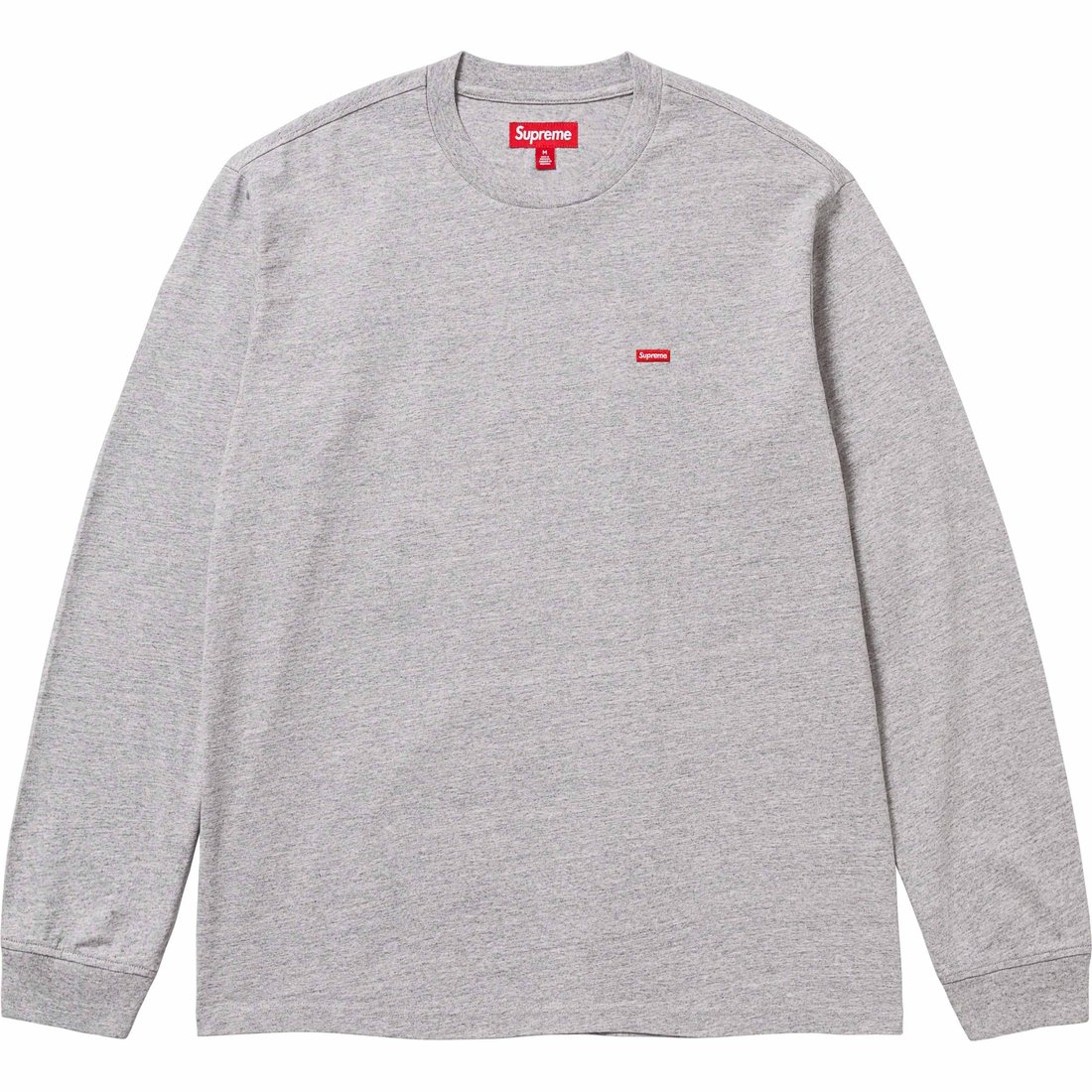 Details on Small Box L S Tee Heather Grey from fall winter
                                                    2023 (Price is $68)