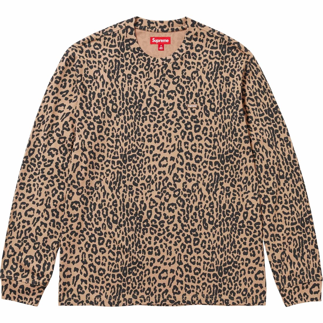 Details on Small Box L S Tee Leopard from fall winter
                                                    2023 (Price is $68)