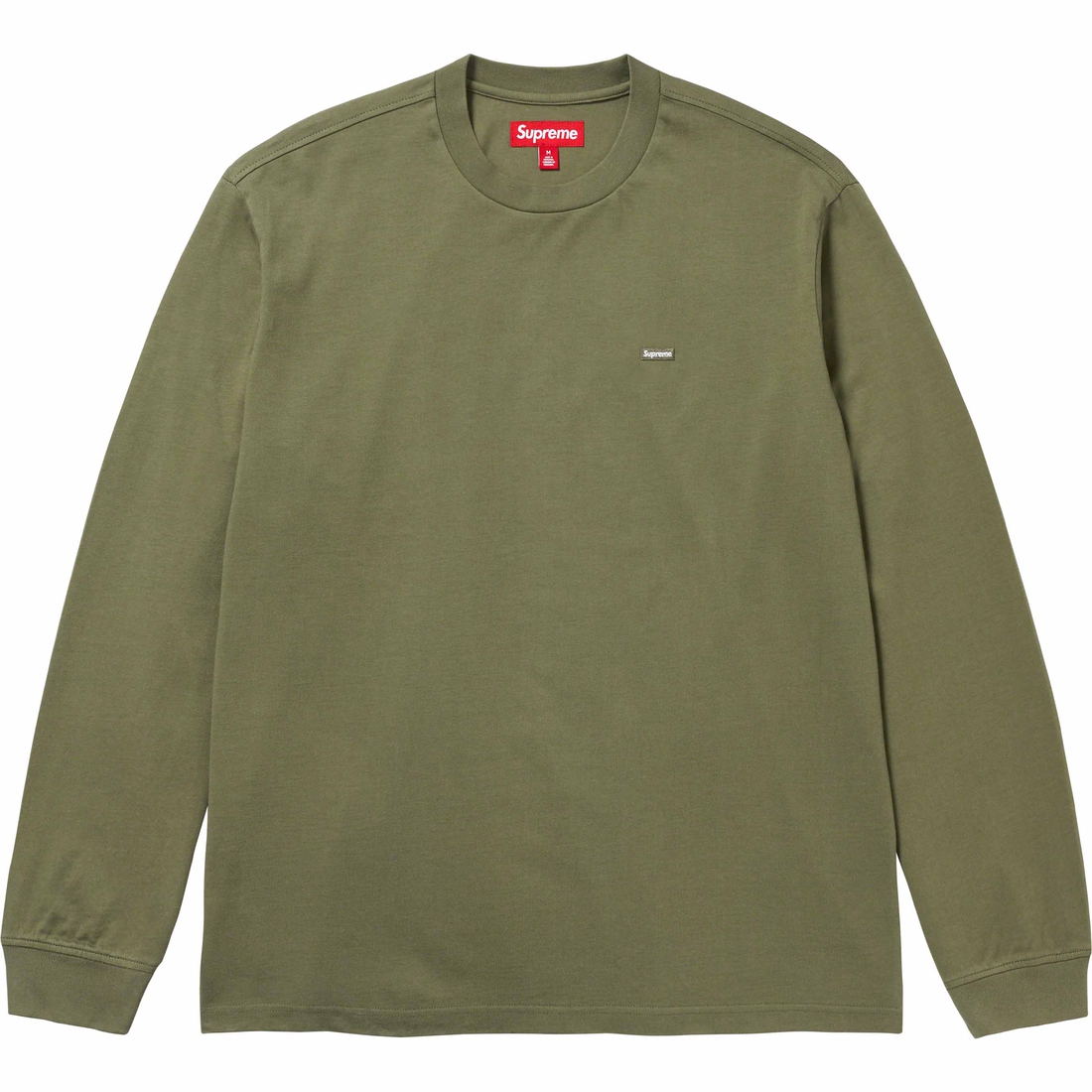 Details on Small Box L S Tee Light Olive from fall winter
                                                    2023 (Price is $68)