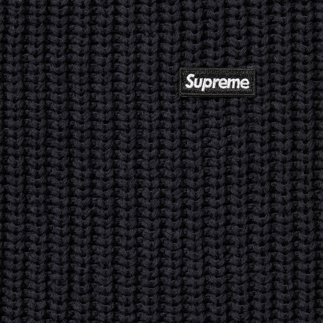 Details on Small Box Ribbed Sweater Black from fall winter
                                                    2023 (Price is $148)