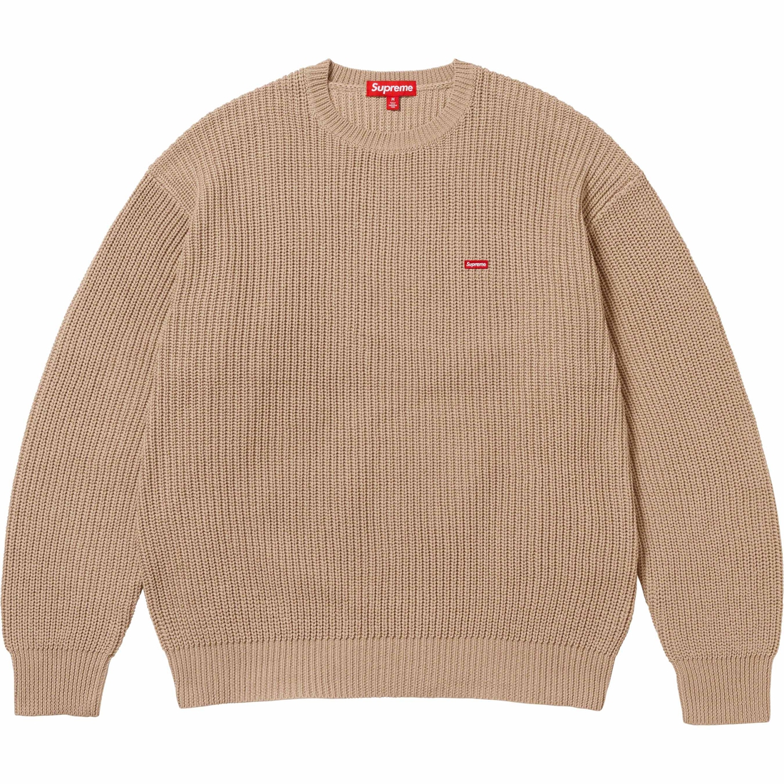 Details on Small Box Ribbed Sweater Tan from fall winter
                                                    2023 (Price is $148)