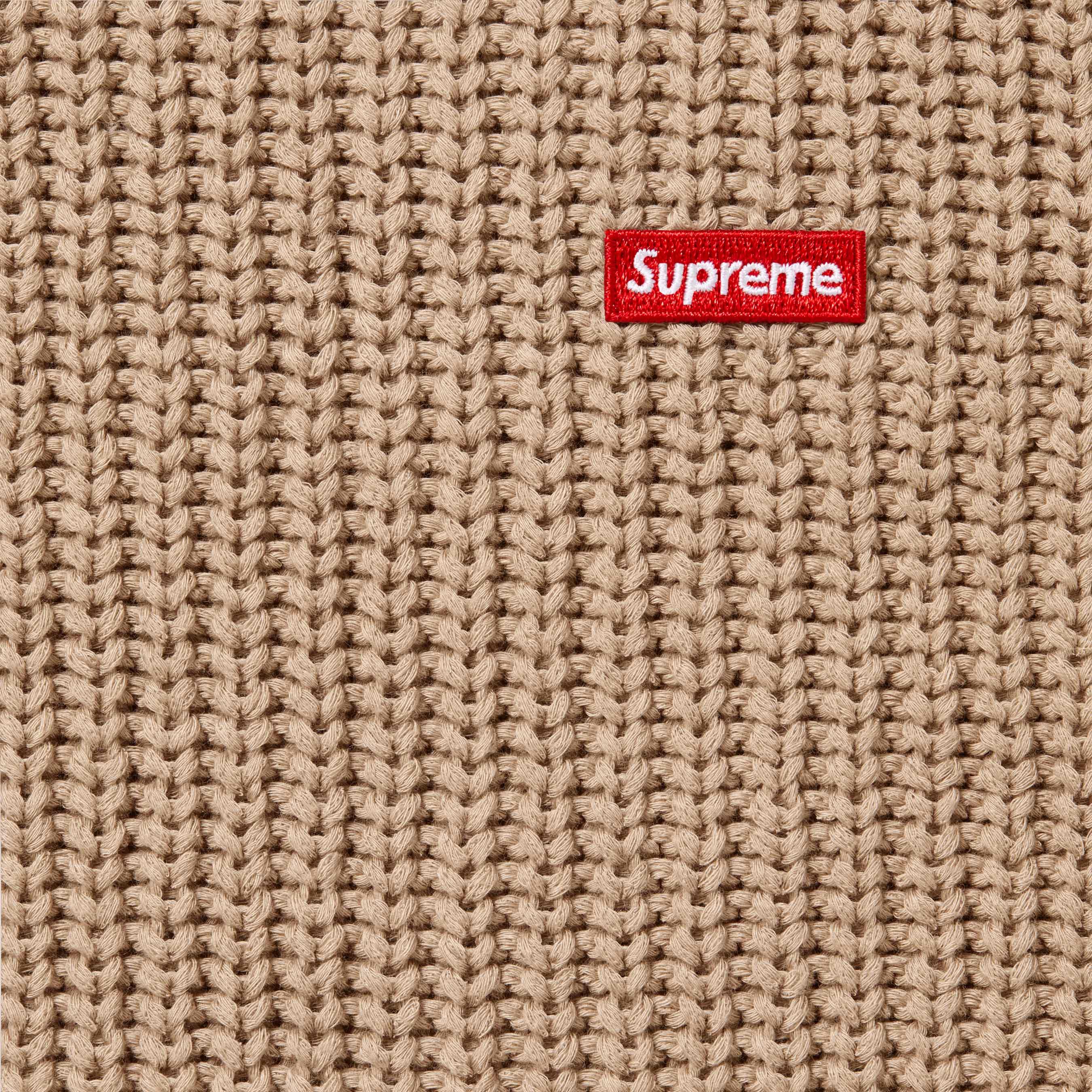 supreme small box ribbed sweater M