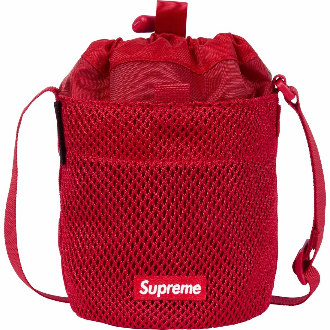 Supreme Small Cinch Pouch  23FW   RED