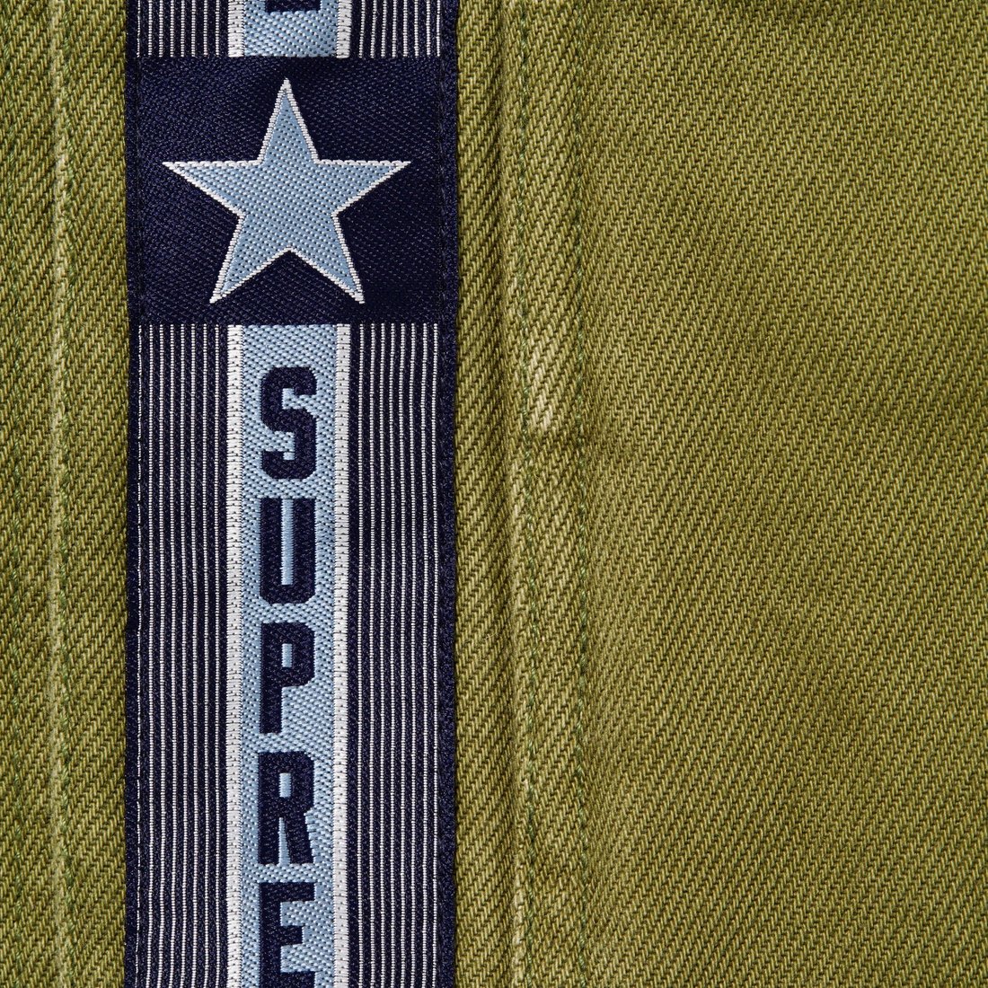 Details on Snap-Off Baggy Jean Olive from fall winter
                                                    2023 (Price is $178)