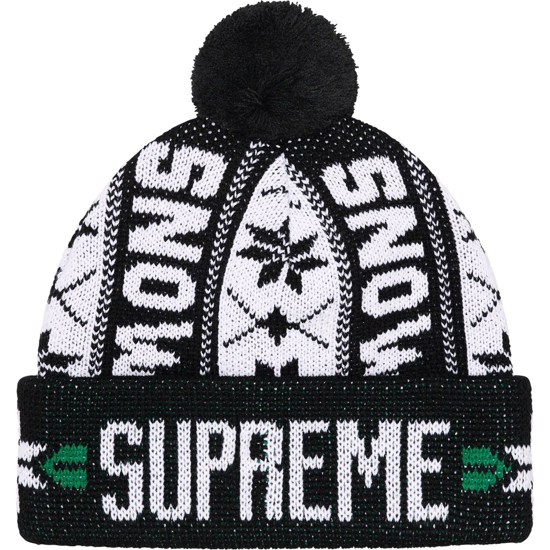 Details on Snow Beanie Black from fall winter
                                                    2023 (Price is $40)