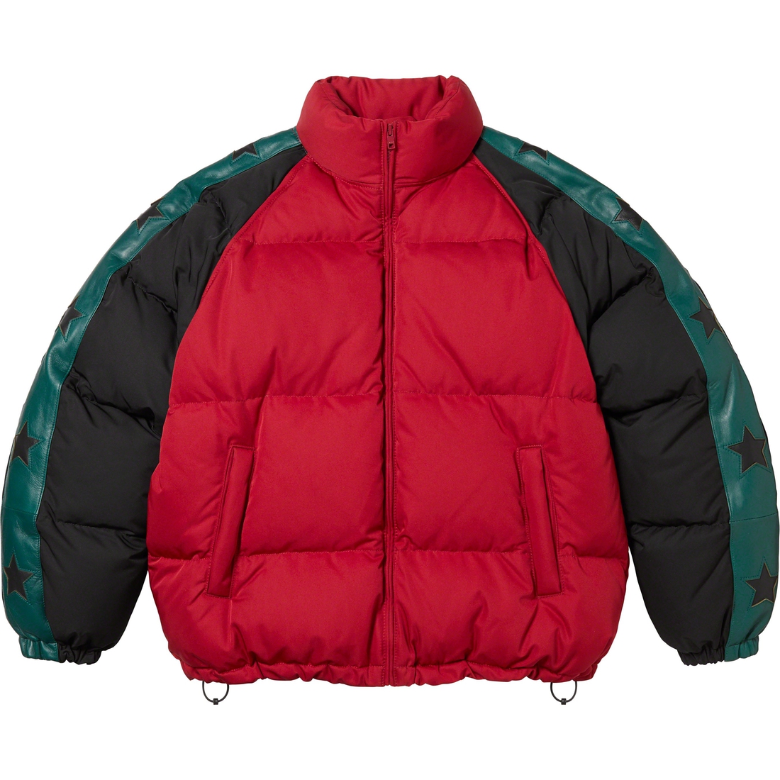 Details on Star Sleeve Down Puffer Jacket Red from fall winter
                                                    2023 (Price is $448)