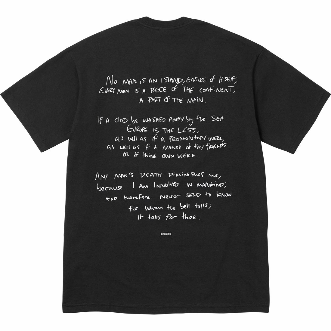 Details on Supreme Corteiz Rules The World Tee Black from fall winter
                                                    2023 (Price is $44)