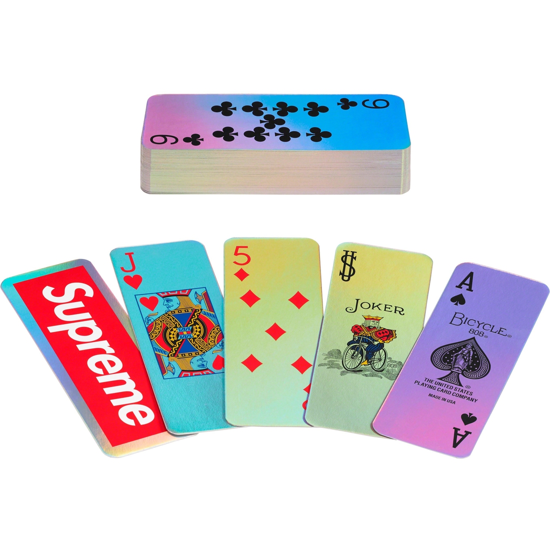 Details on Supreme Bicycle Holographic Slice Cards Holographic from fall winter
                                                    2023 (Price is $18)