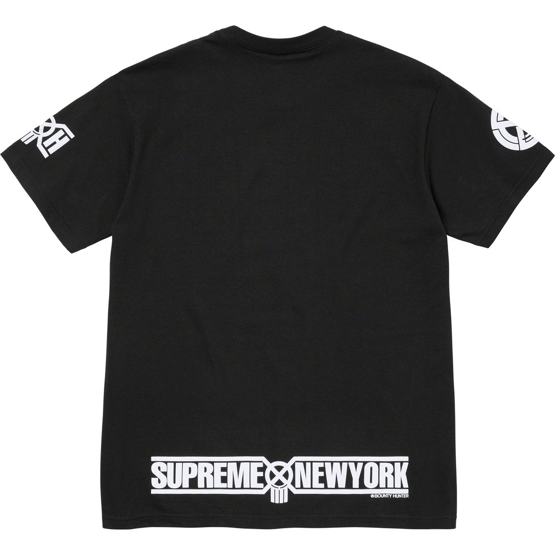 Details on Supreme Bounty Hunter Skulls Tee Black from fall winter
                                                    2023 (Price is $48)