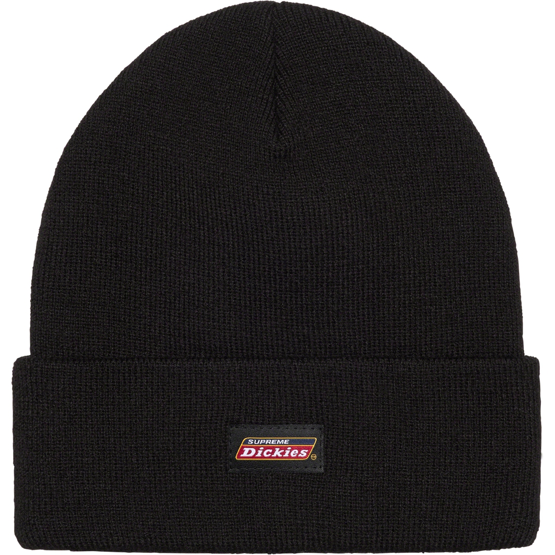 Details on Supreme Dickies Beanie Black from fall winter
                                                    2023 (Price is $40)