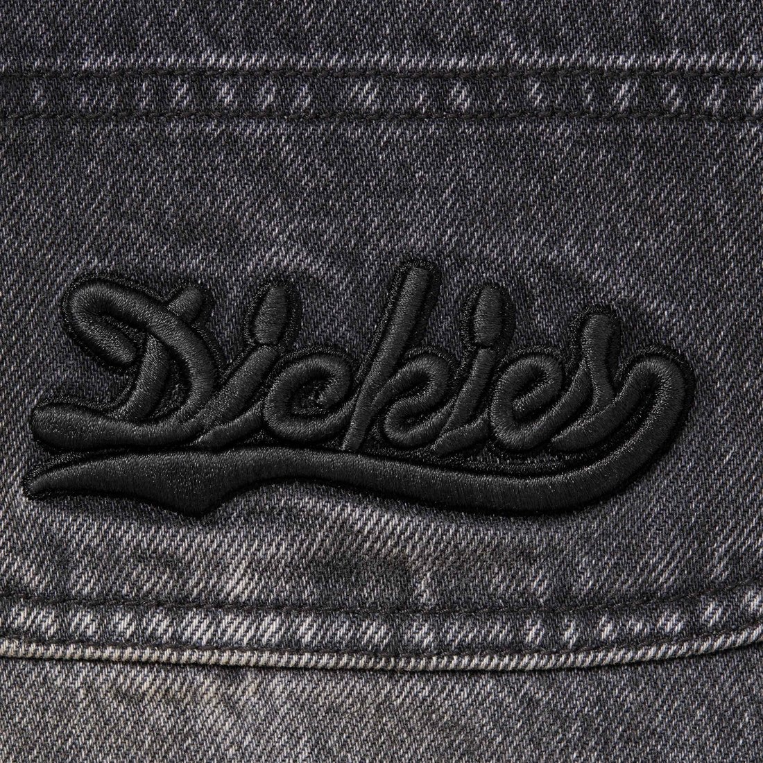 Details on Supreme Dickies Double Knee Baggy Jean Black from fall winter
                                                    2023 (Price is $168)
