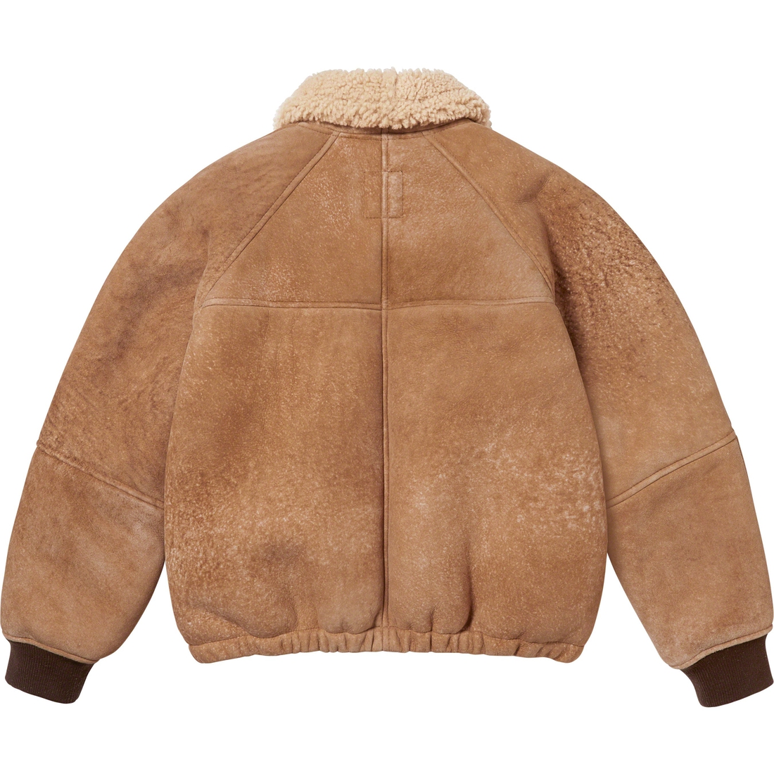 Details on Supreme Schott Shearling Bomber Jacket Brown from fall winter
                                                    2023 (Price is $1498)