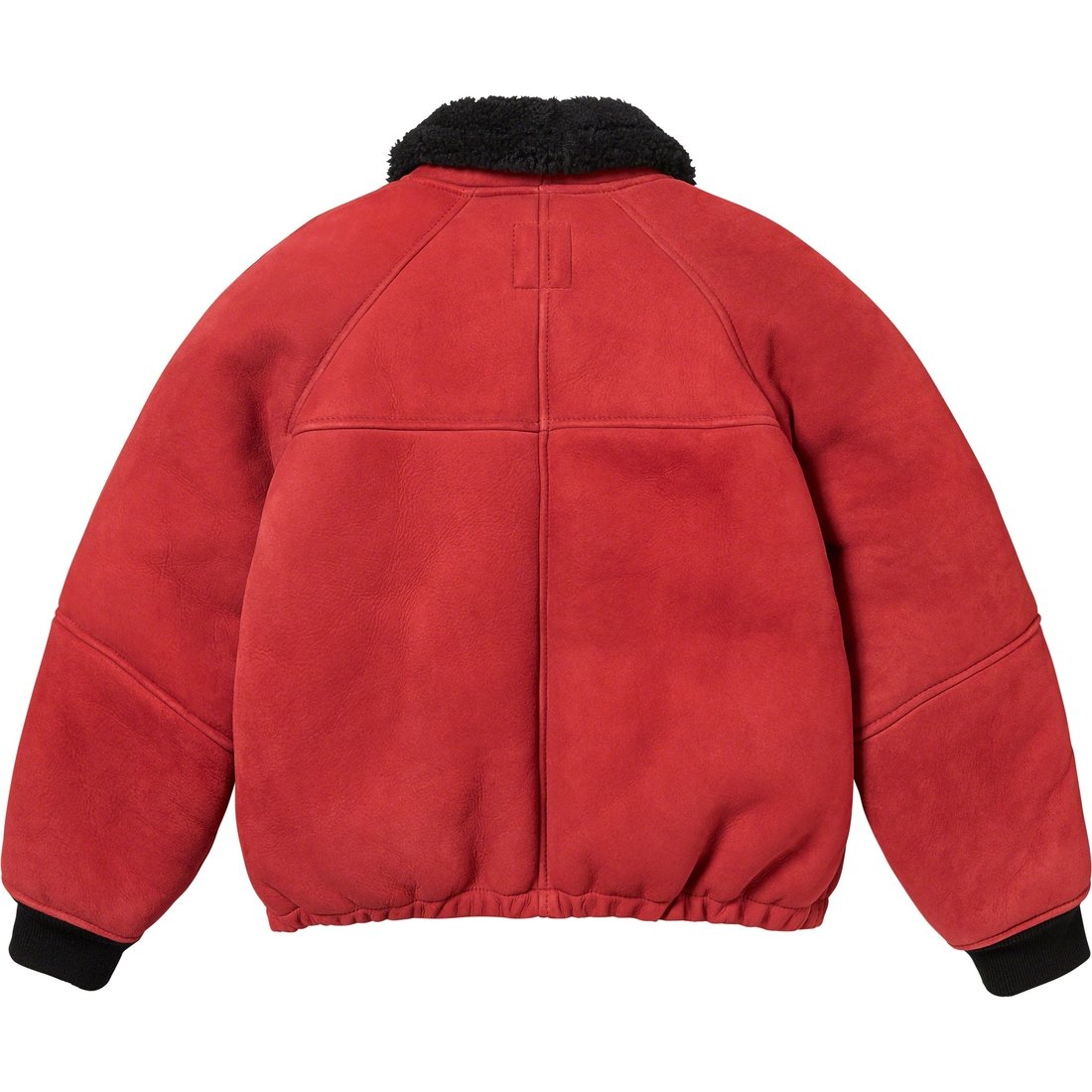 Details on Supreme Schott Shearling Bomber Jacket Red from fall winter
                                                    2023 (Price is $1498)