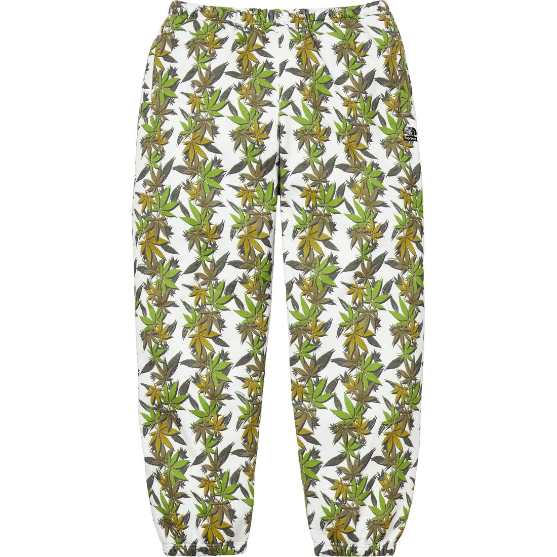 Details on Supreme The North Face Leaf Sweatpant White from fall winter
                                                    2023 (Price is $148)