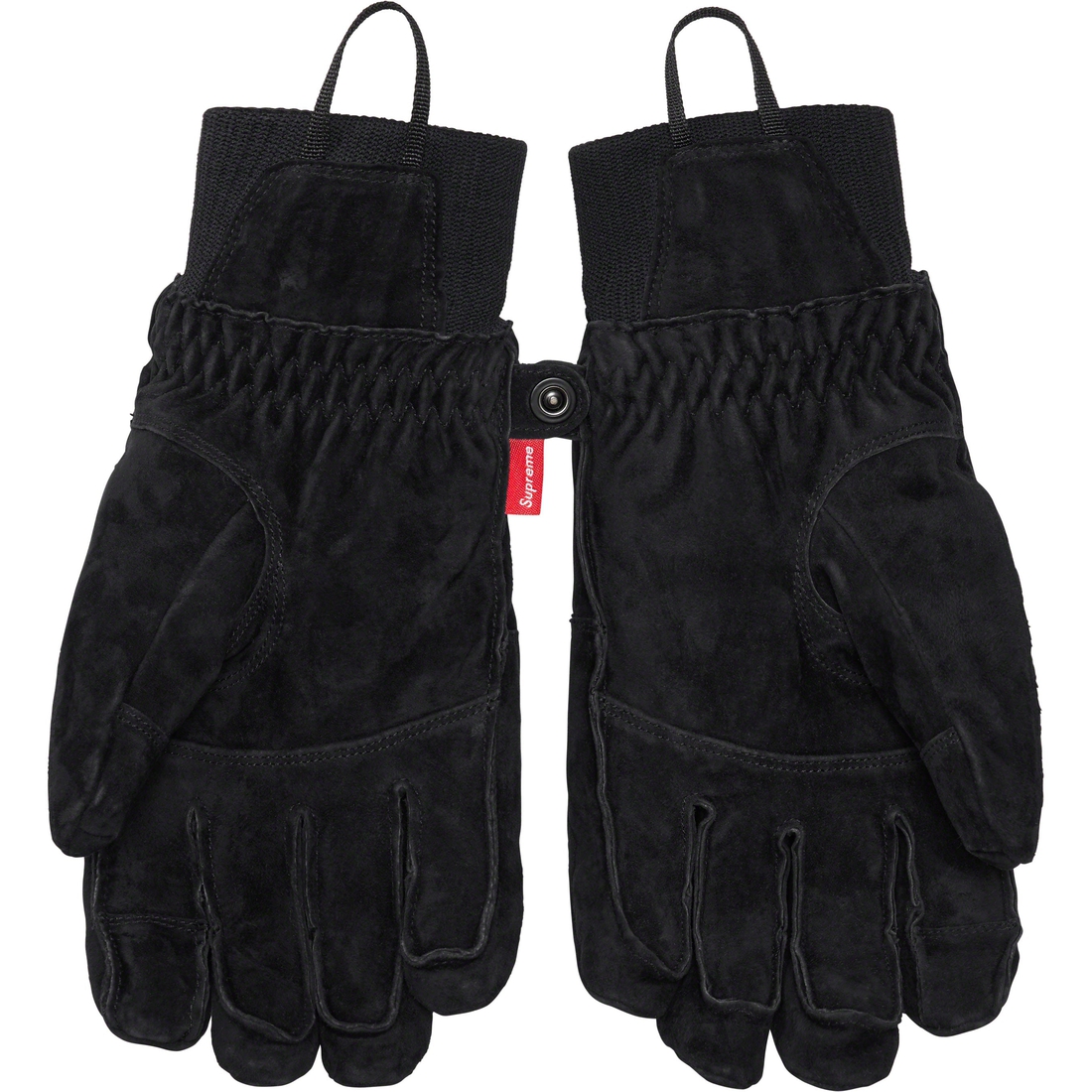 Details on Supreme The North Face Suede Glove Black from fall winter
                                                    2023 (Price is $148)