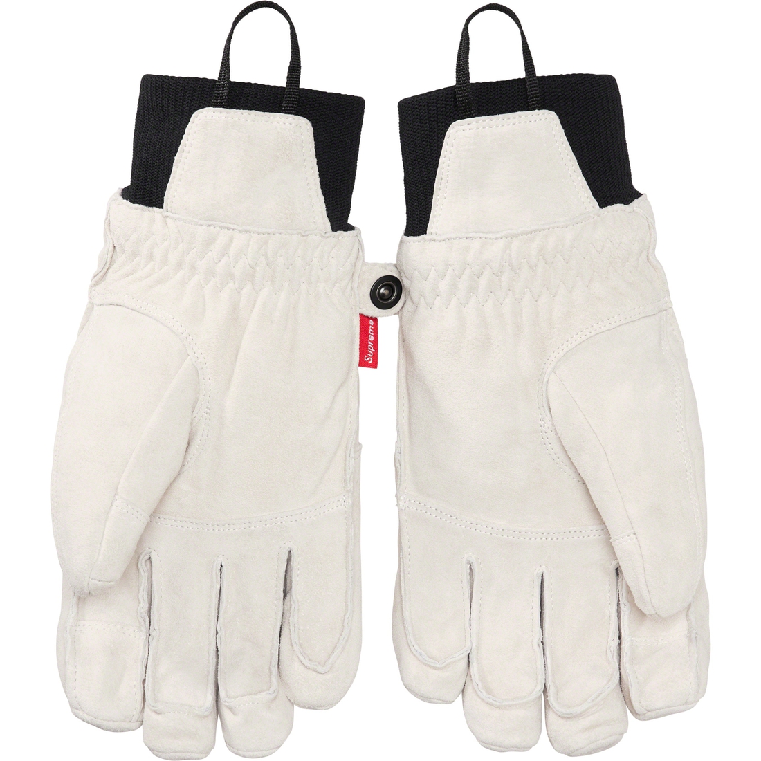 Details on Supreme The North Face Suede Glove Stone from fall winter
                                                    2023 (Price is $148)