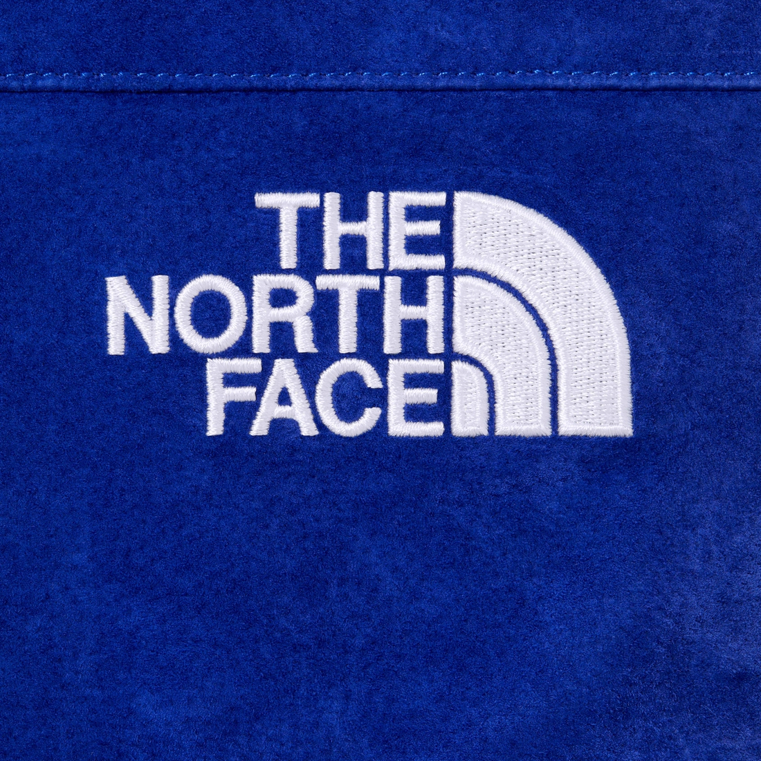 Details on Supreme The North Face Suede Mountain Pant Blue from fall winter
                                                    2023 (Price is $698)