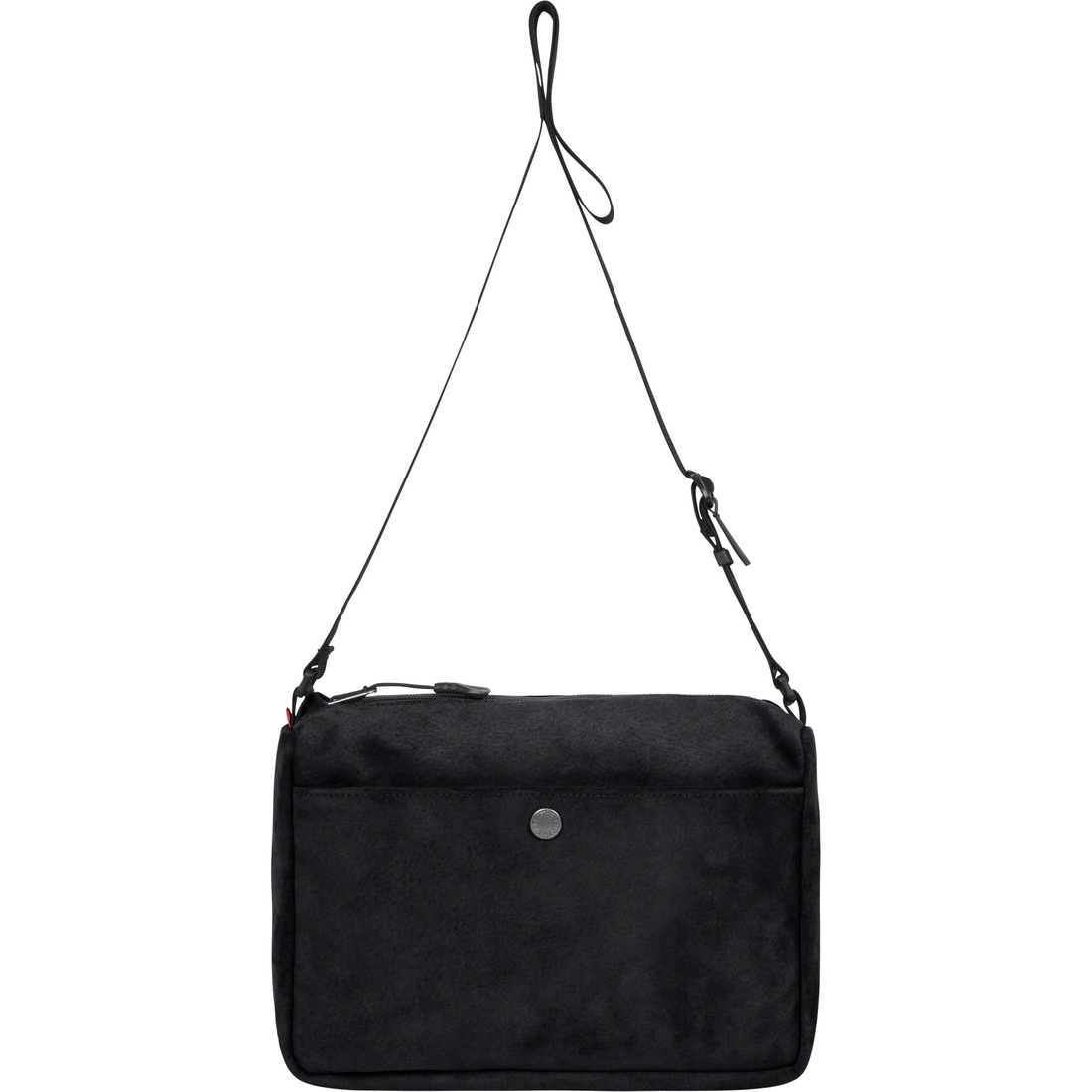 Details on Supreme The North Face Suede Shoulder Bag Black from fall winter
                                                    2023 (Price is $148)