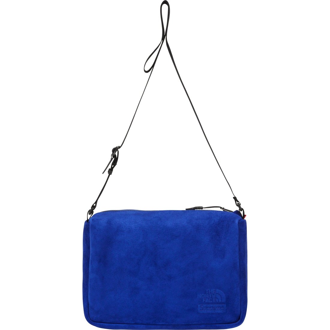 Details on Supreme The North Face Suede Shoulder Bag Blue from fall winter
                                                    2023 (Price is $148)