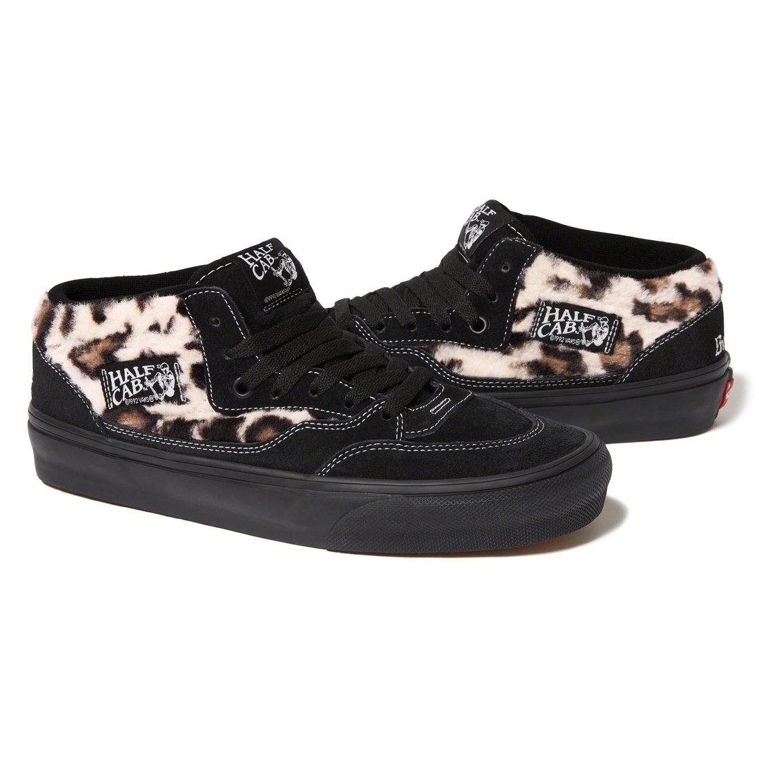 Details on Supreme Vans Leopard Half Cab Black from fall winter
                                                    2023 (Price is $110)