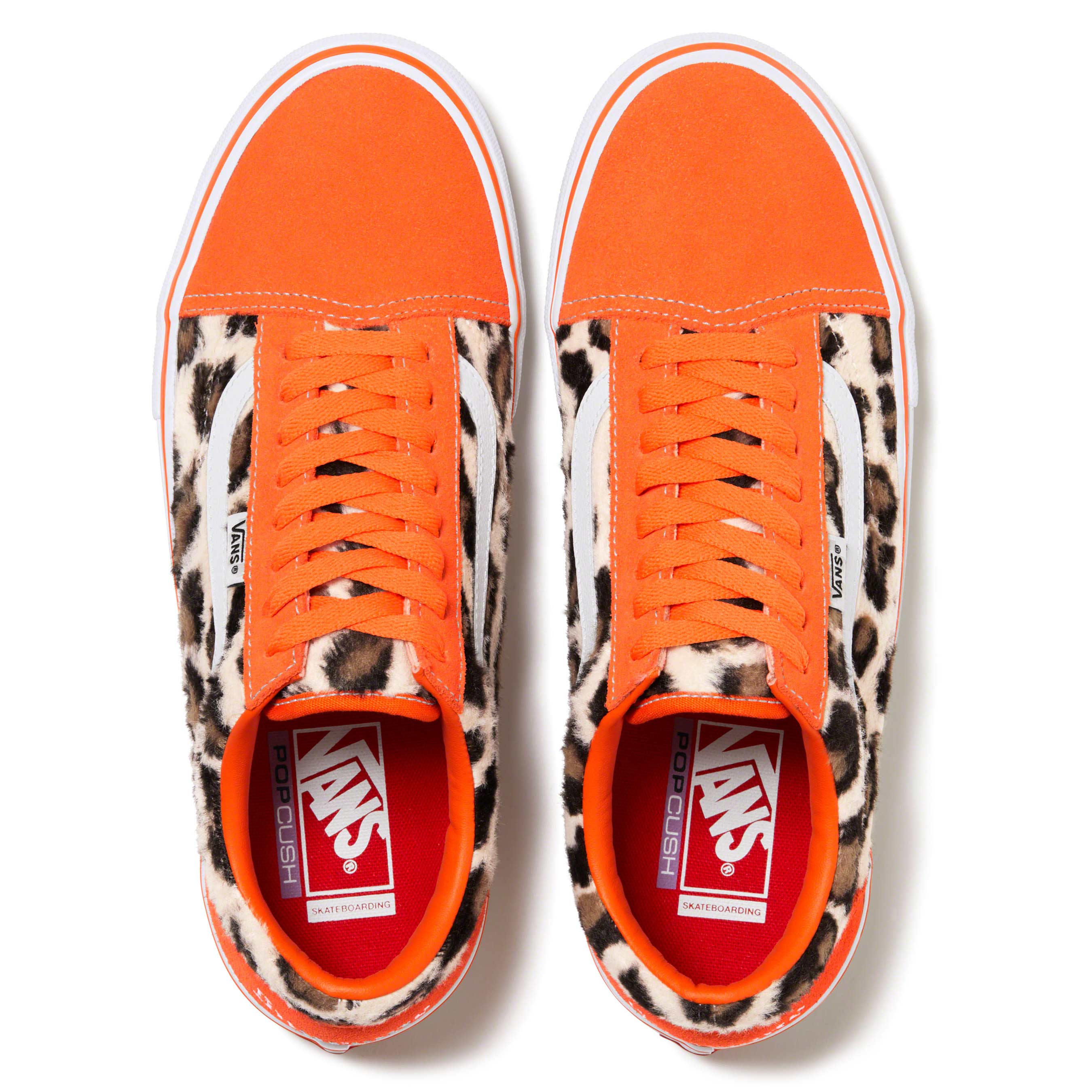 公式オンラインで購入ですSupreme Vans Leopard Old Skool Orange