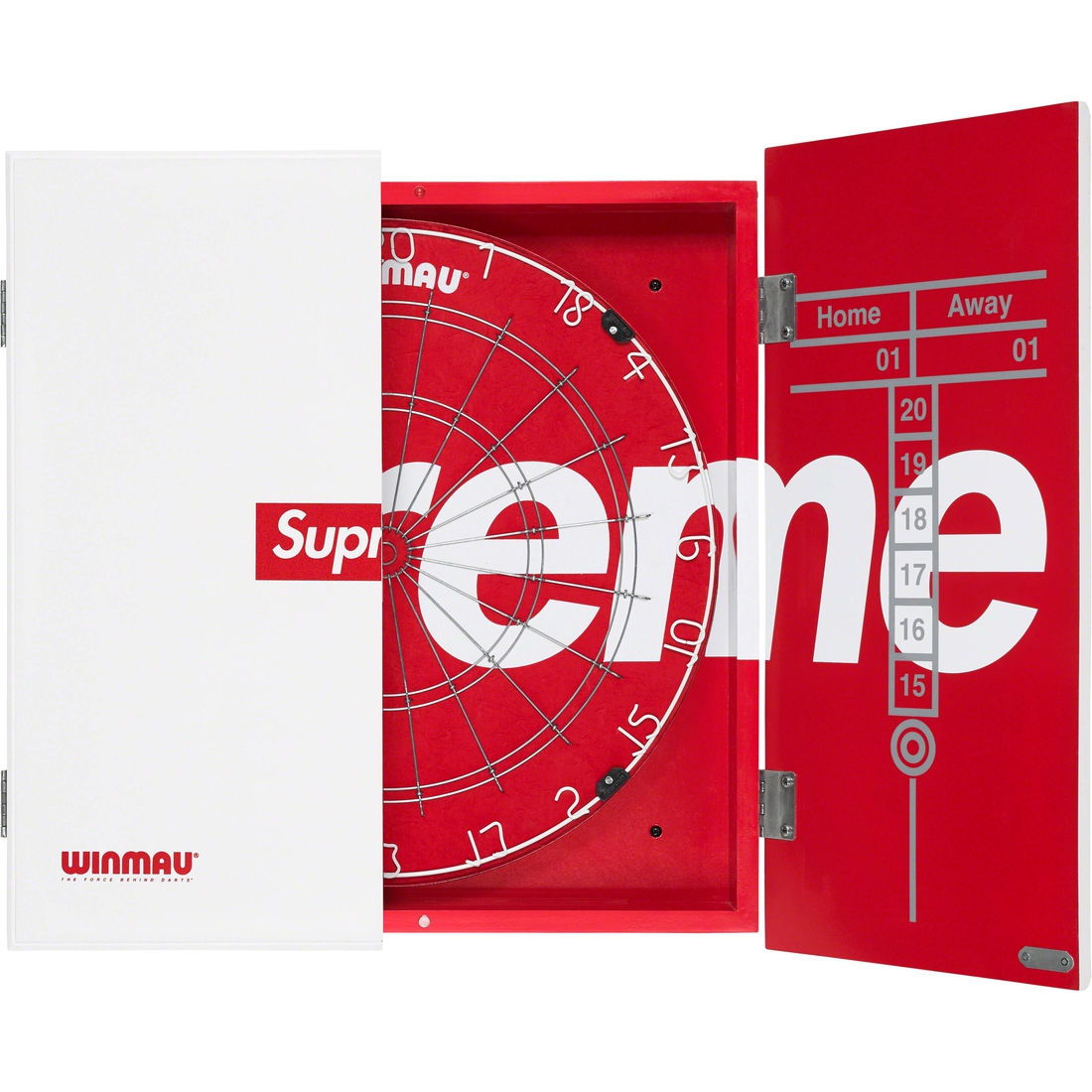 Details on Supreme Winmau Dartboard Set White from fall winter
                                                    2023 (Price is $498)