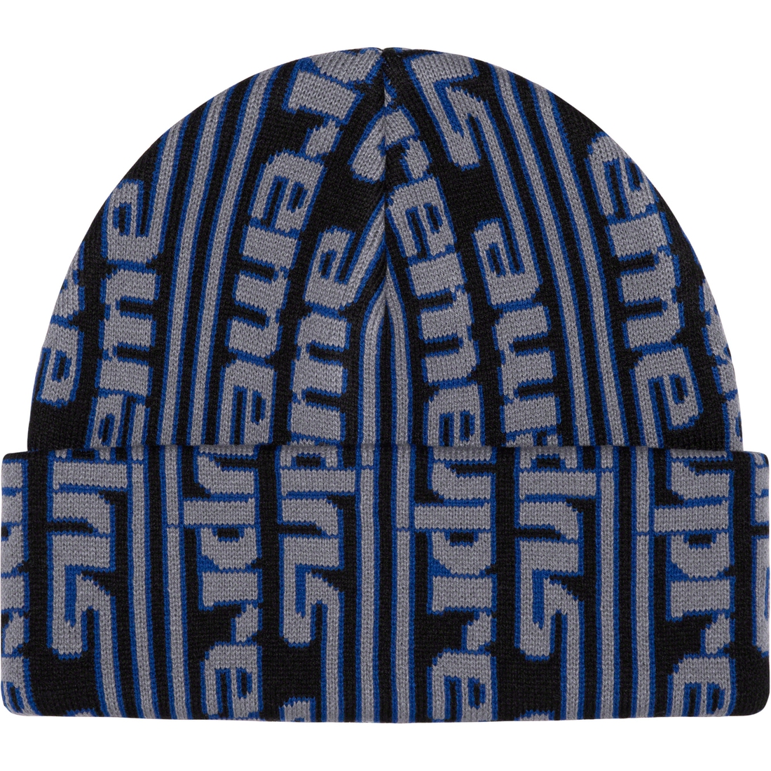 Details on Vertical Logo Beanie Black from fall winter
                                                    2023 (Price is $40)