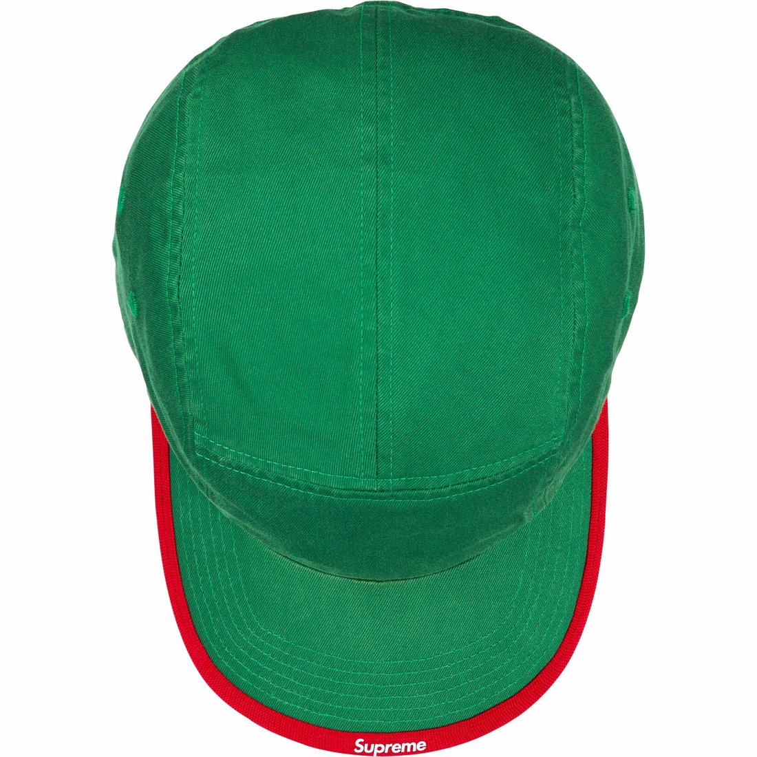 Details on Visor Logo Camp Cap Green from fall winter
                                                    2023 (Price is $48)