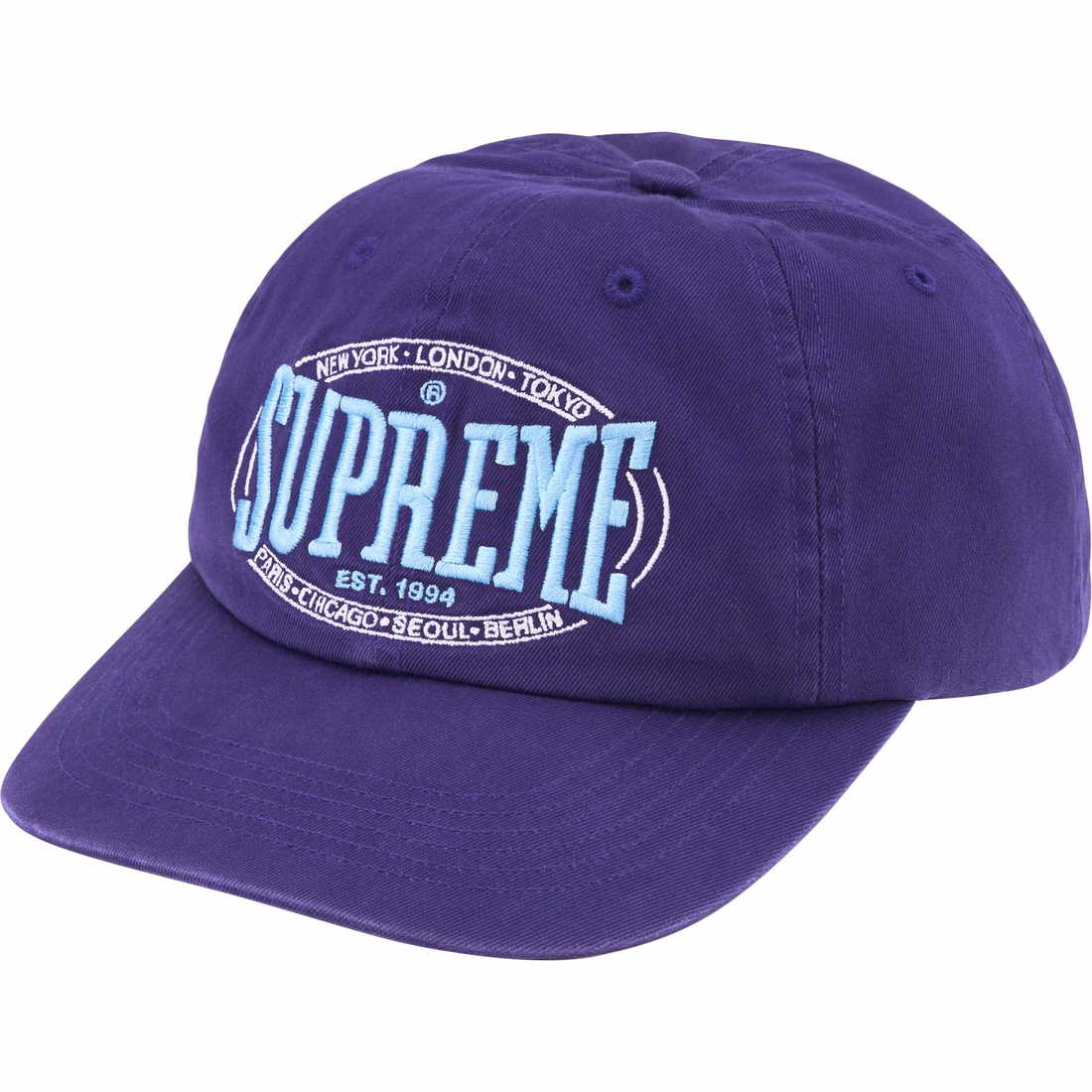 Details on Warm Up 6-Panel Purple from fall winter
                                                    2023 (Price is $48)