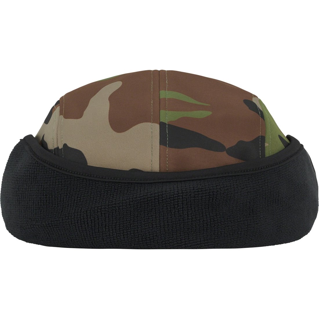 Details on WINDSTOPPER Earflap Camp Cap Woodland Camo from fall winter
                                                    2023 (Price is $60)