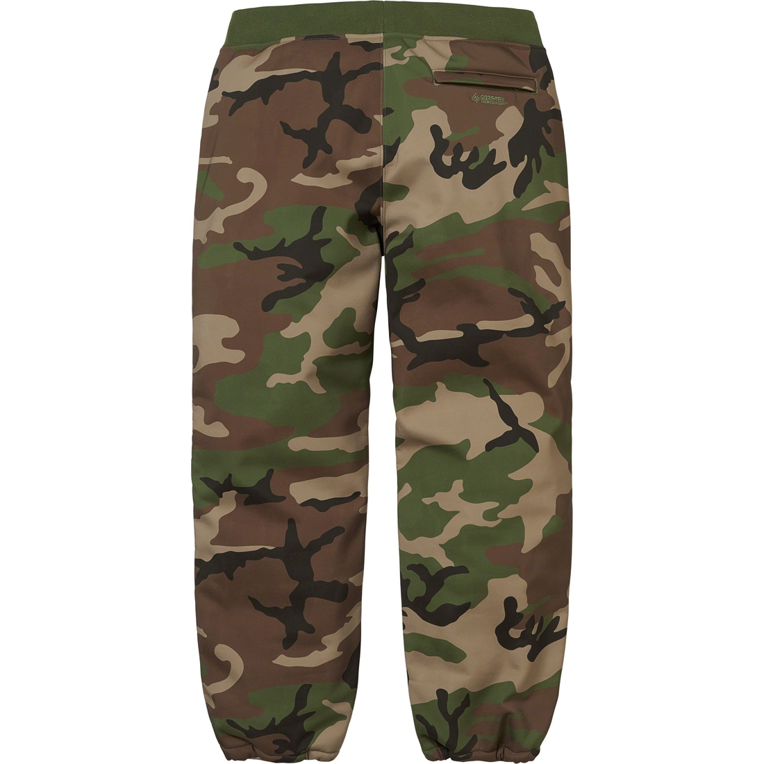 Details on WINDSTOPPER Sweatpant Woodland Camo from fall winter
                                                    2023 (Price is $178)