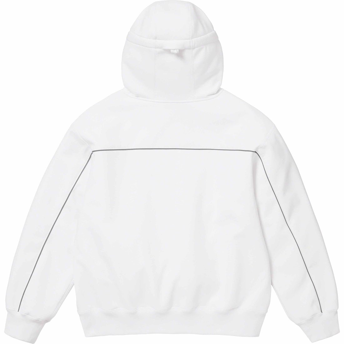 Details on WINDSTOPPER Zip Up Hooded Sweatshirt White from fall winter
                                                    2023 (Price is $198)
