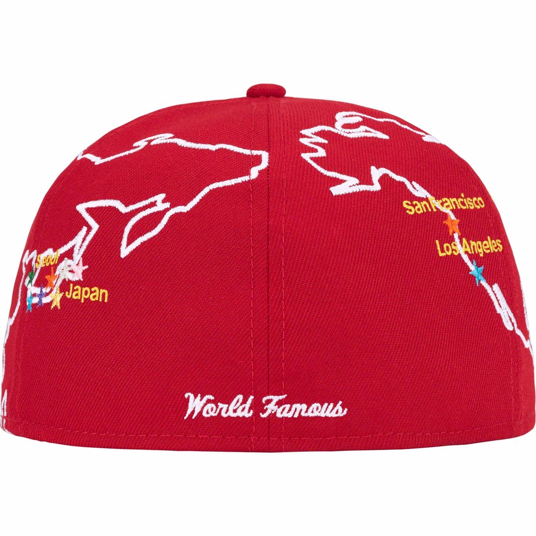 Details on Worldwide Box Logo New Era Red from fall winter
                                                    2023 (Price is $54)
