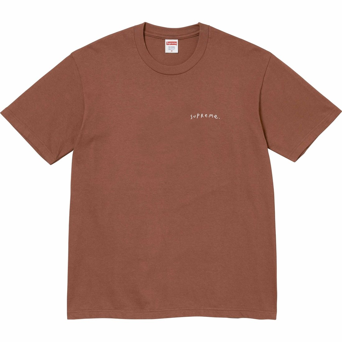 Details on Ying Yang Tee Brown from fall winter
                                                    2023 (Price is $40)