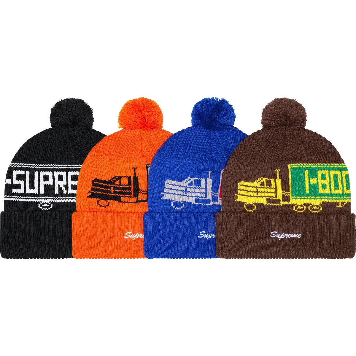 Details on 18-Wheeler Beanie from fall winter
                                            2023 (Price is $40)