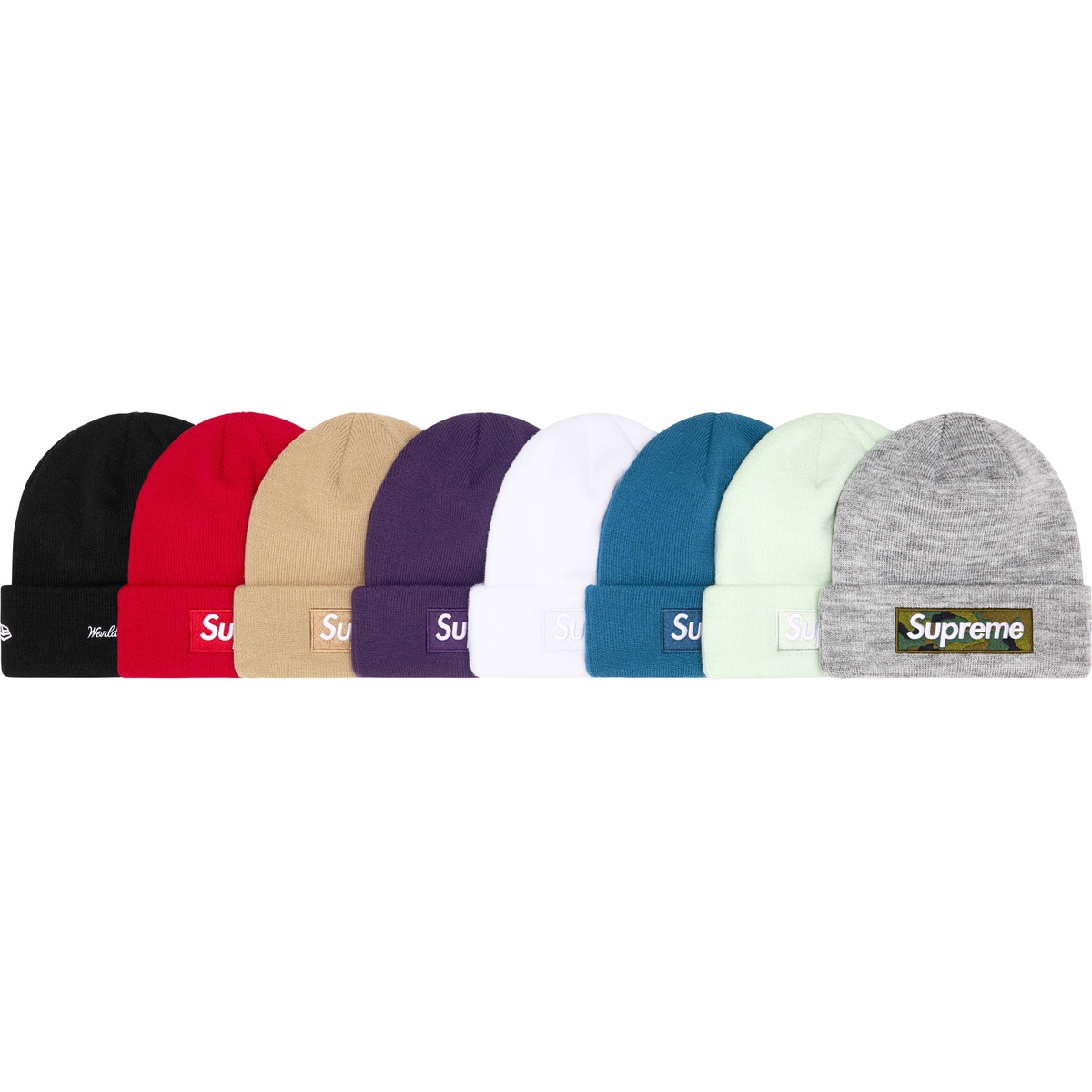 Details on New Era Box Logo Beanie from fall winter
                                            2023 (Price is $44)
