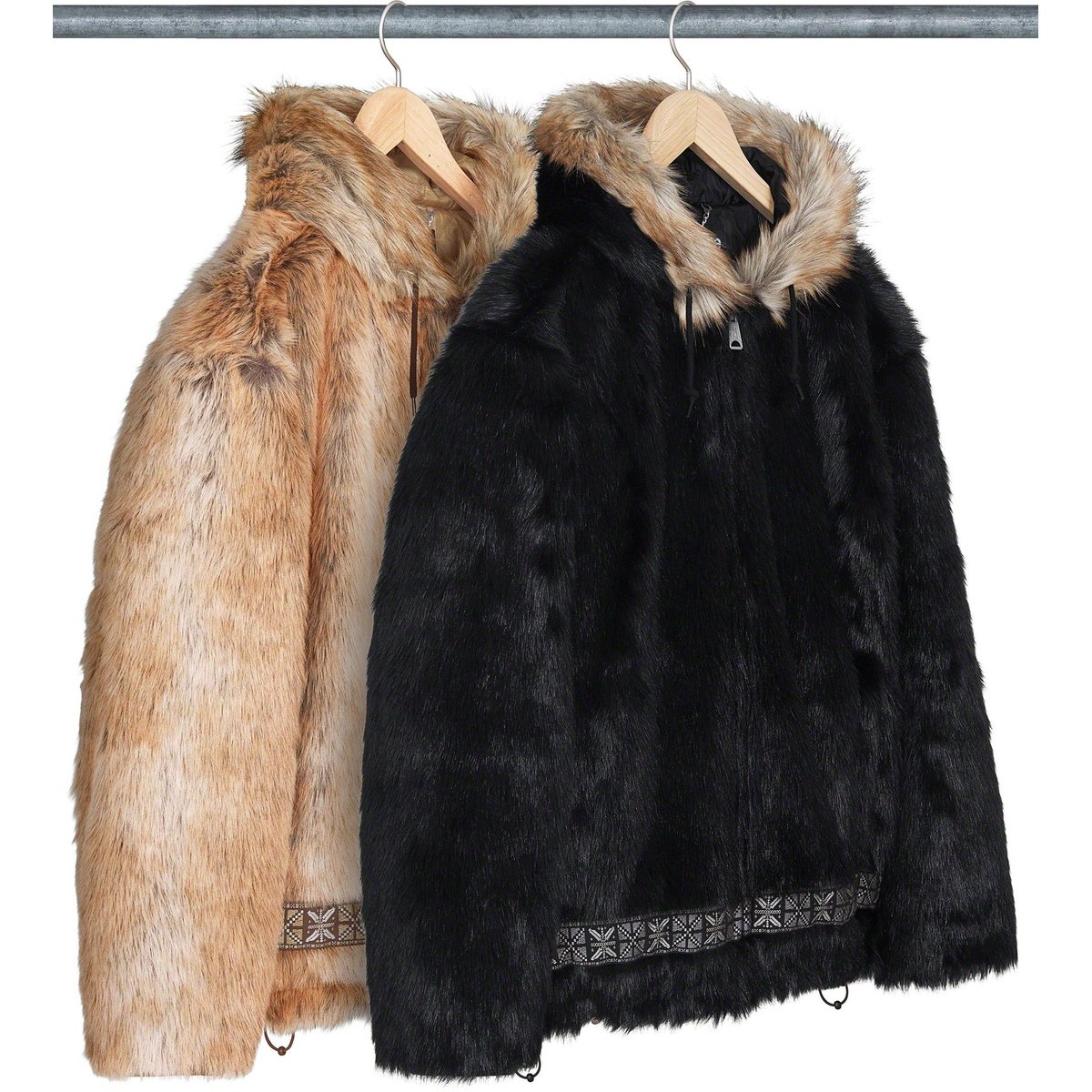 Details on Faux Fur Parka from fall winter
                                            2023 (Price is $398)