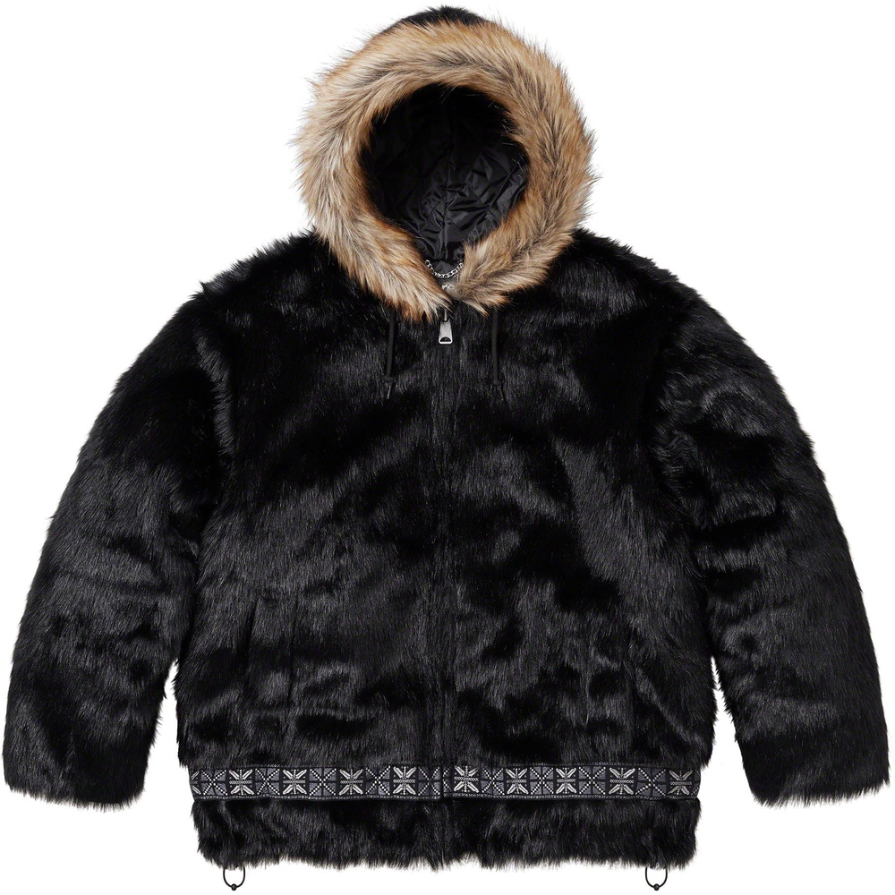 Details on Faux Fur Parka  from fall winter
                                                    2023 (Price is $398)