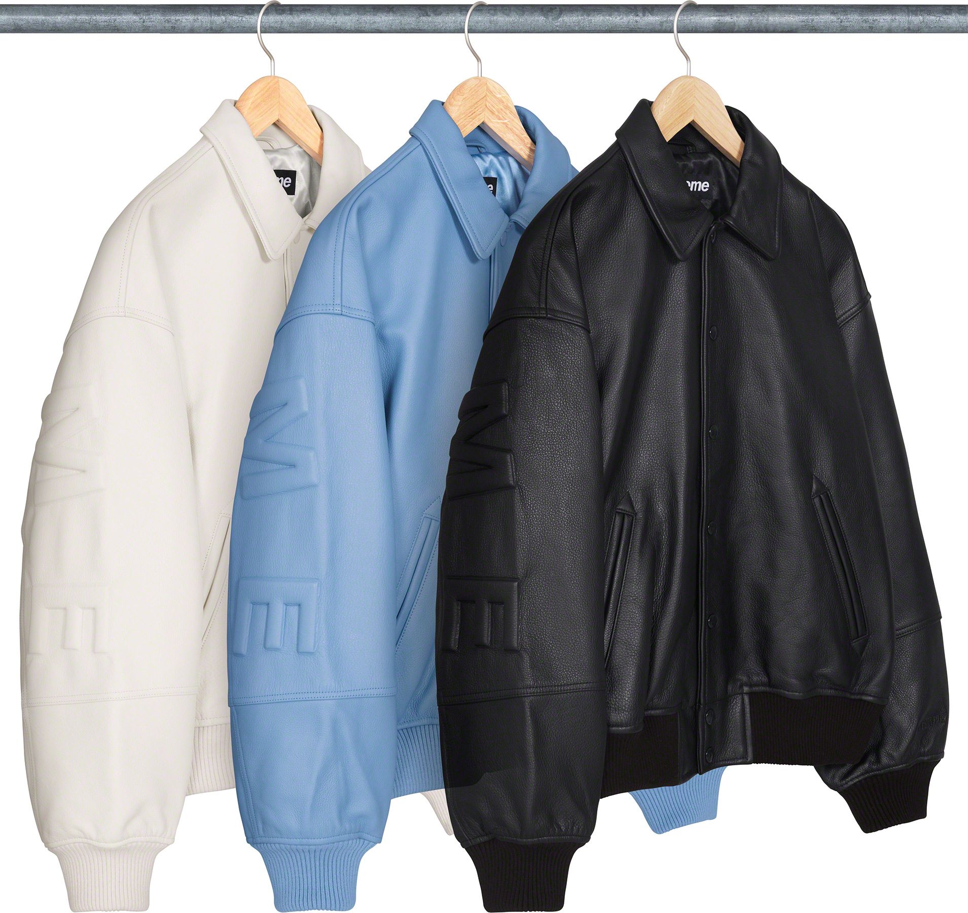 GORE-TEX Infinium WINDSTOPPER Leather Varsity Jacket - fall winter ...